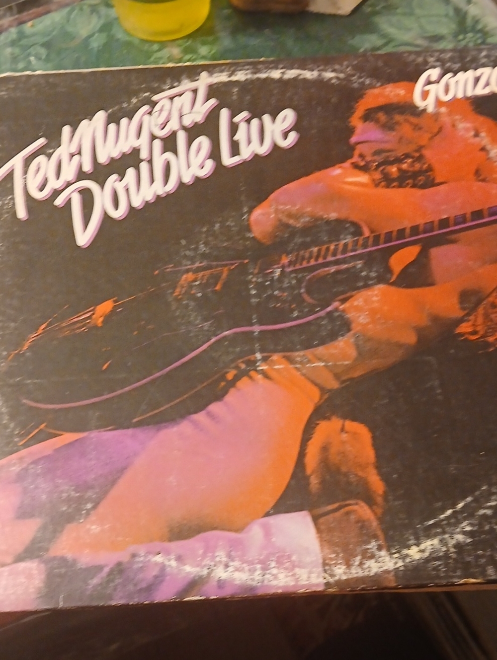 Ted Nugent Double Live Gonzo Vinyl Album -